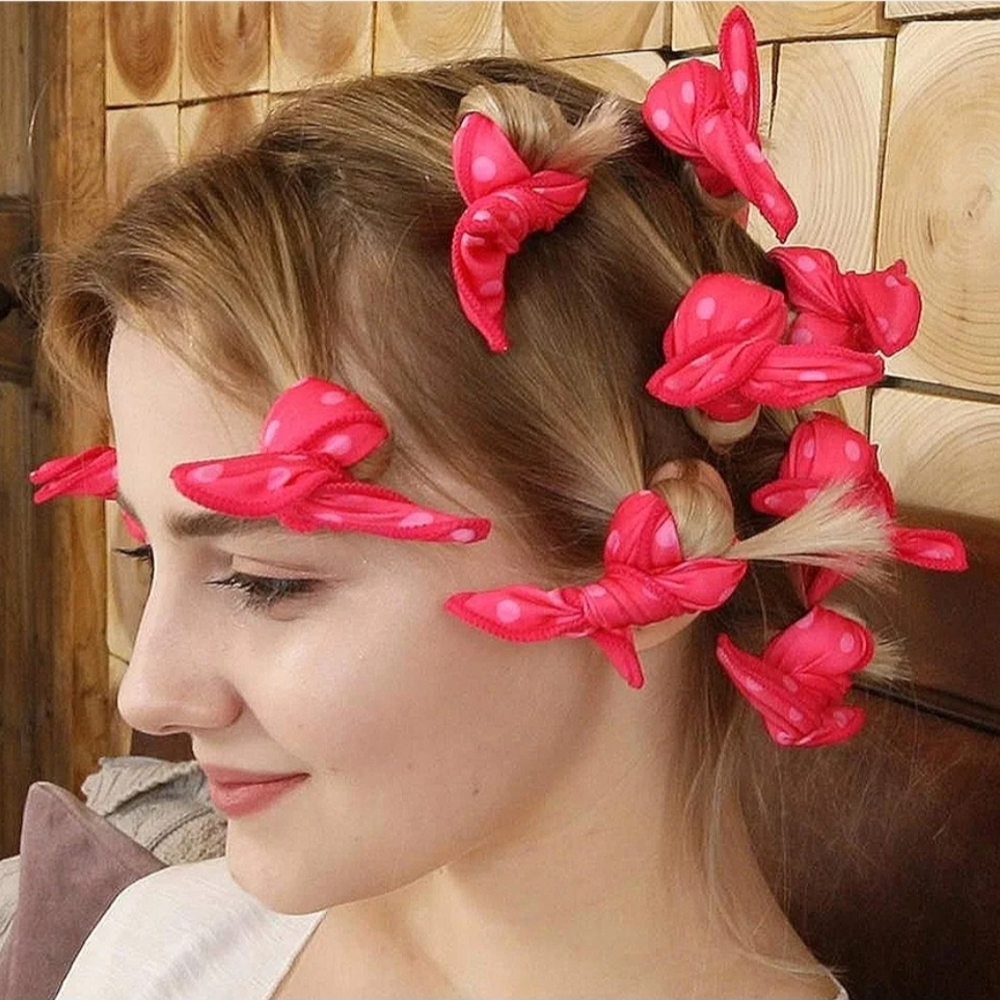 Vibrant Pink Hair Curlers for Effortless Styling
